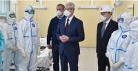 Владимир Путин и Сергей Собянин открыли инфекционный центр в Новой Москве