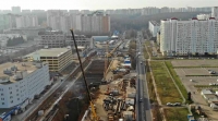 Началось возведение колонн на станции метро «Мамыри» в Новой Москве