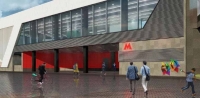 Началось строительство верхнего перекрытия станции метро «Мичуринский проспект» БКЛ