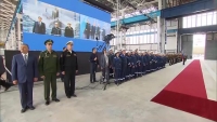 Владимир Путин принял участие в церемонии закладки боевых кораблей Военно-Морского Флота