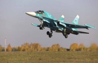 Молодые экипажи Су-34 впервые выполнили бомбометание в ходе учения в Челябинской области