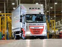 Завод Leyland Trucks выпустил 200 000 автомобиль DAF LF —шасси LF City 170 7,5 т — для британского оператора грузоперевозок EVTS из города Блэкпула