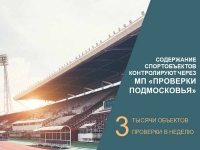 В Подмосковье содержание спортобъектов теперь проверяют через мобильное приложение