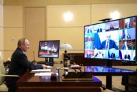 Владимир Путин обсудил подготовку к пожароопасному периоду и половодью с кабмином