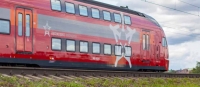 Двухэтажный поезд запустили на Московском центральном кольце