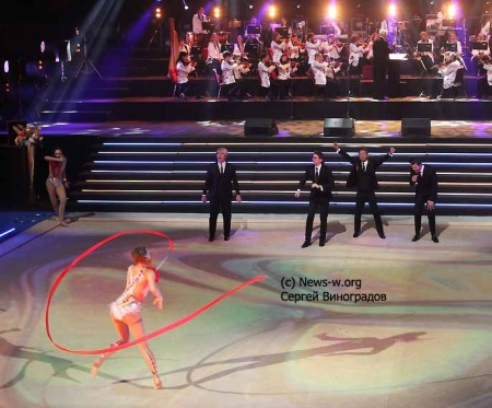 Гимнастическое шоу в День России