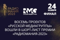 Восемь проектов «Русской Медиагруппы» вошли в шорт-лист Премии «Радиомания-2023»