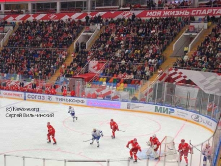 Шайбопад в матче «Спартак»-«Динамо» сработал в пользу красно-белых!