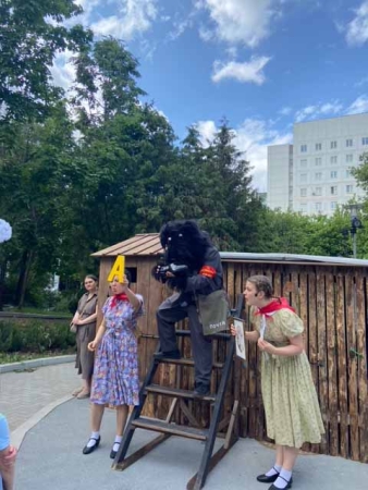 Летний спектакль-игра в Образцовпарке