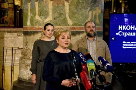 Презентация реставрационного проекта Икона «Страшный суд», Москва, начало XV века