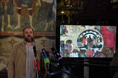 Презентация реставрационного проекта Икона «Страшный суд», Москва, начало XV века