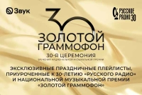 Музыкальная коллаборация осени: «Русское Радио» и музыкальный сервис Звук создали эксклюзивные плейлисты к юбилею «Золотого Граммофона»