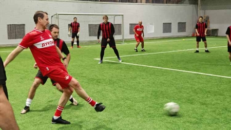 Футбольный матч «Спартак» - журналисты.