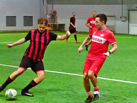 Футбольный матч «Спартак» - журналисты.