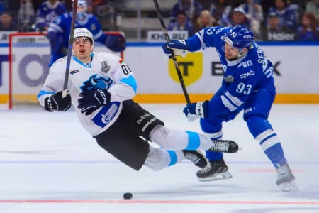 Хоккейные разборки динамовцев Москвы и Минска