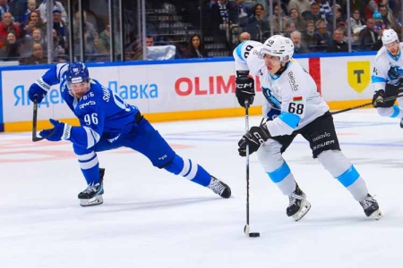 Хоккейные разборки динамовцев Москвы и Минска