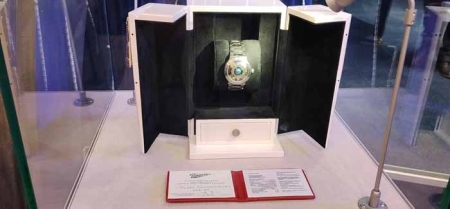В Музее космонавтики представили лимитированные часы к 65-летию полёта Гагарина
